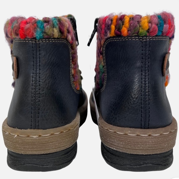 Rieker Felicitas Rainbow Leather Boots 39/8 - Picture 5 of 11